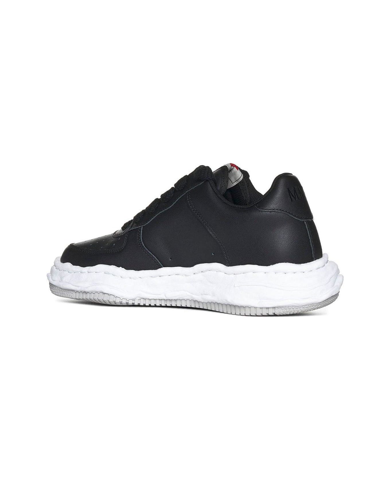 Mihara Yasuhiro Wayne Original Lace-up Sneakers - BLACK