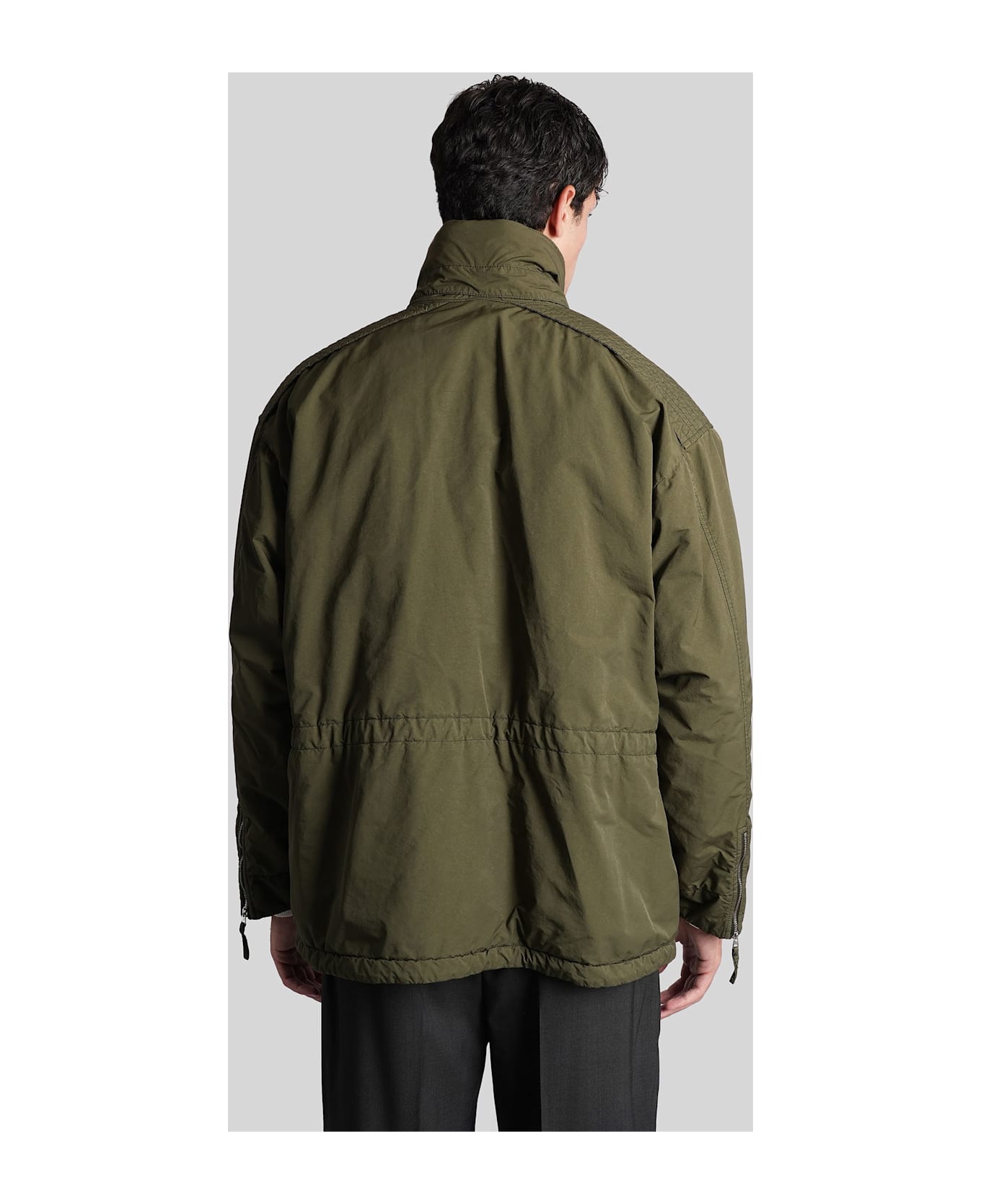 Aspesi Gravel Casual Jacket In Green Polyester - green