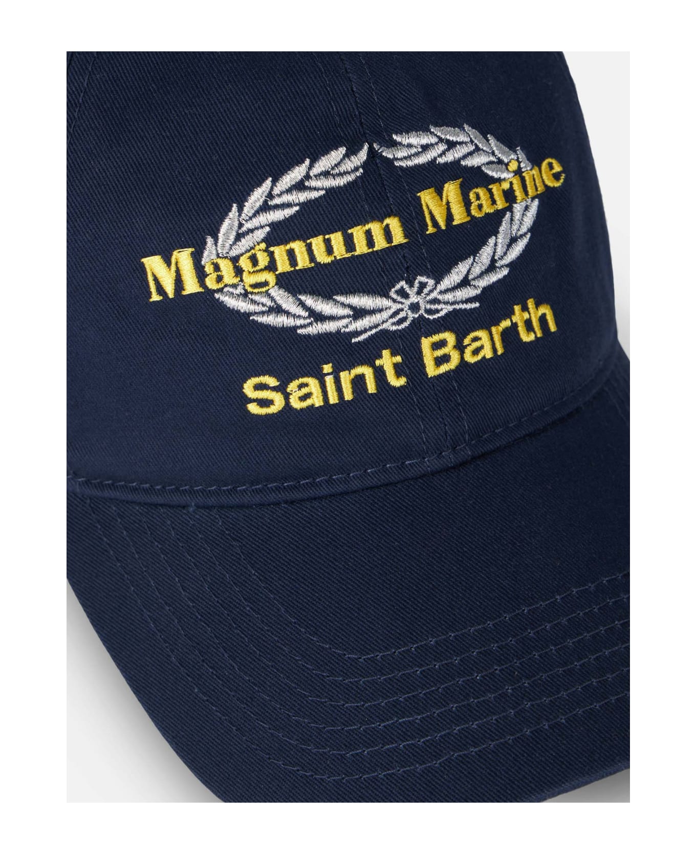 MC2 Saint Barth Baseball Cap With Magnum Marine Embroidery | Magnum Marine Special Edition - BLUE