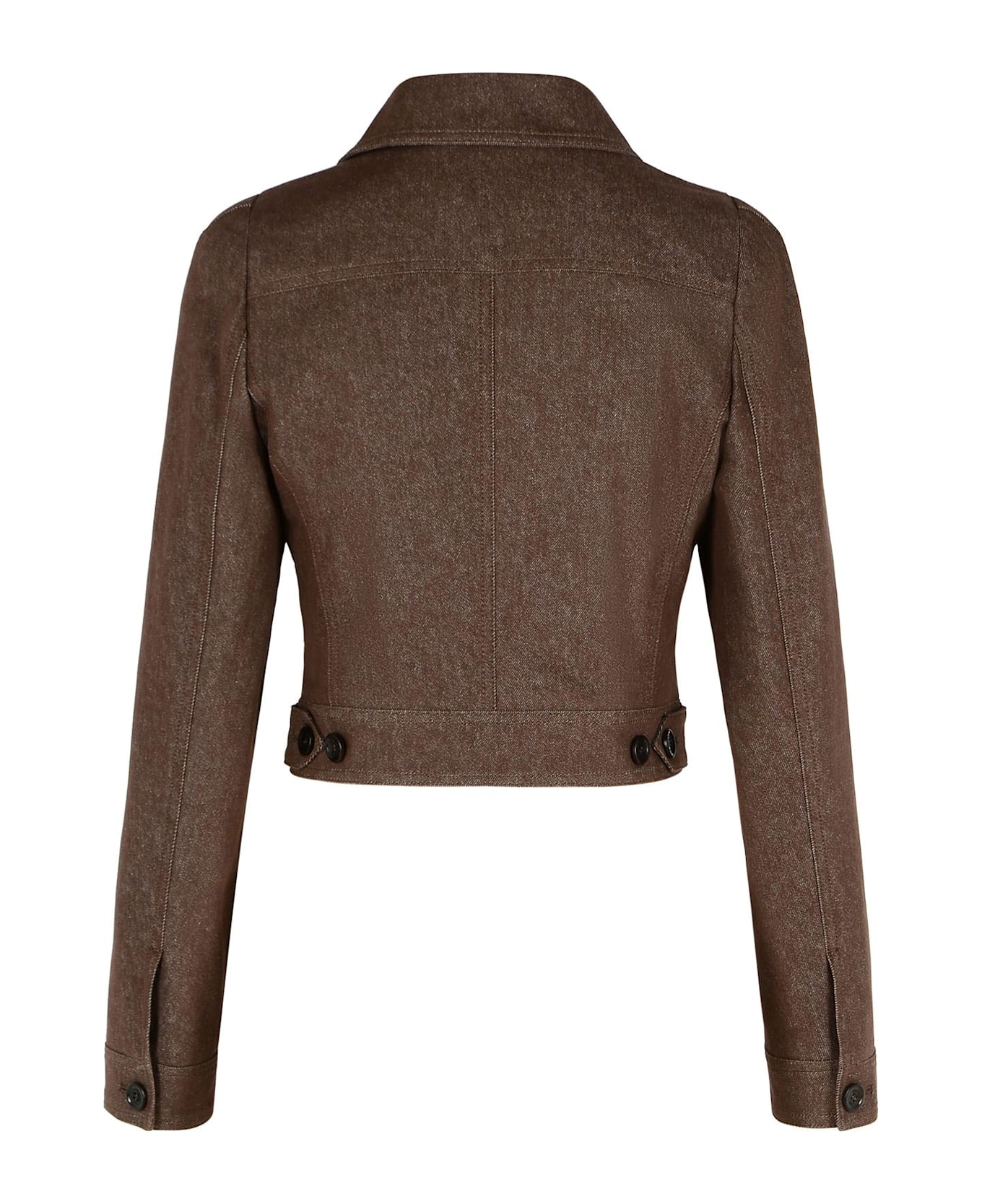Max Mara Brown Denim Carpa Jacket - Brown