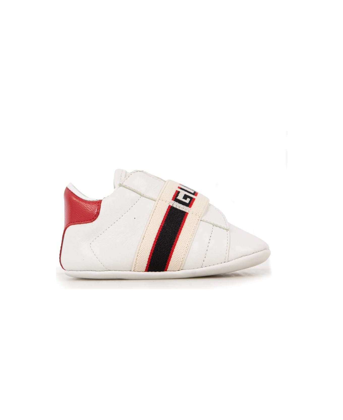 Gucci Leather Sneakers - White
