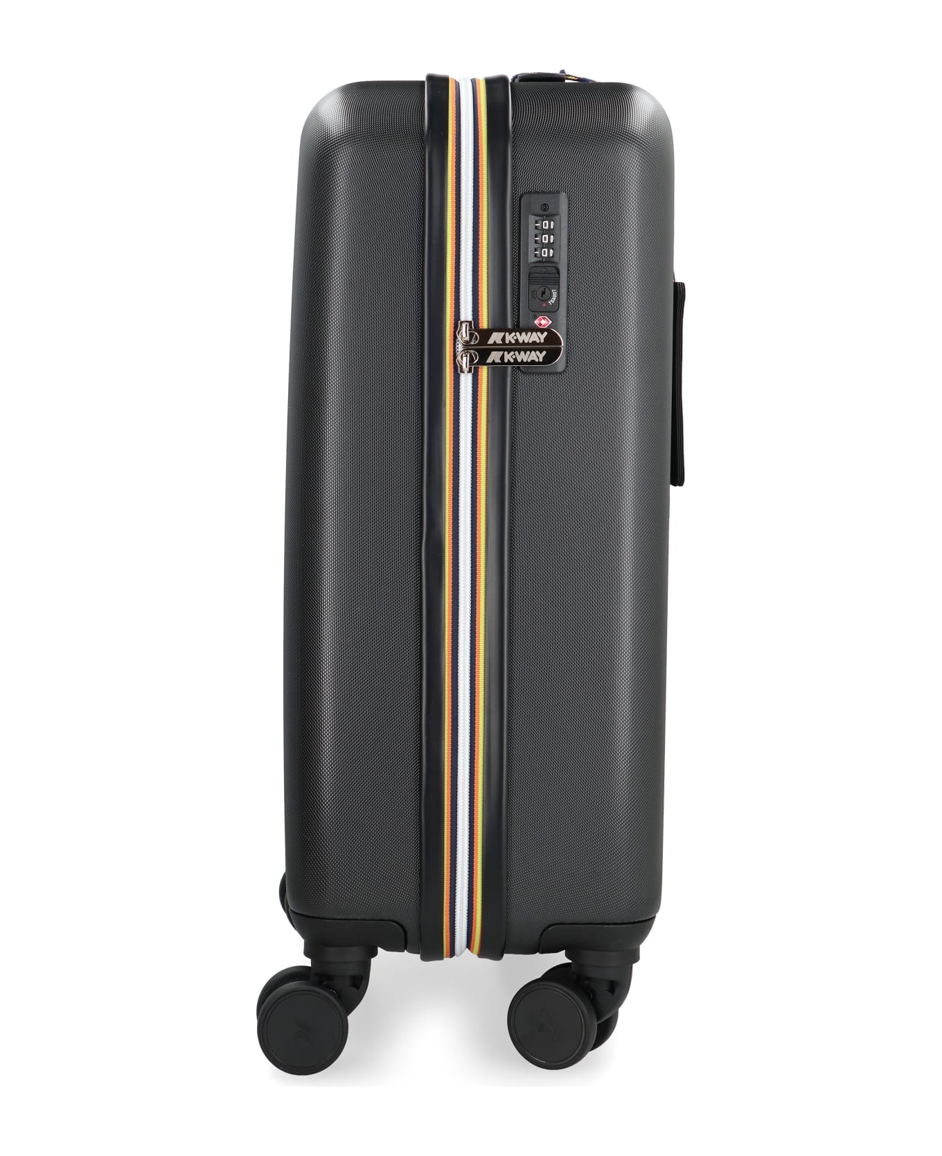 K-Way Polycarbonate Hardshell Small Trolley - Black