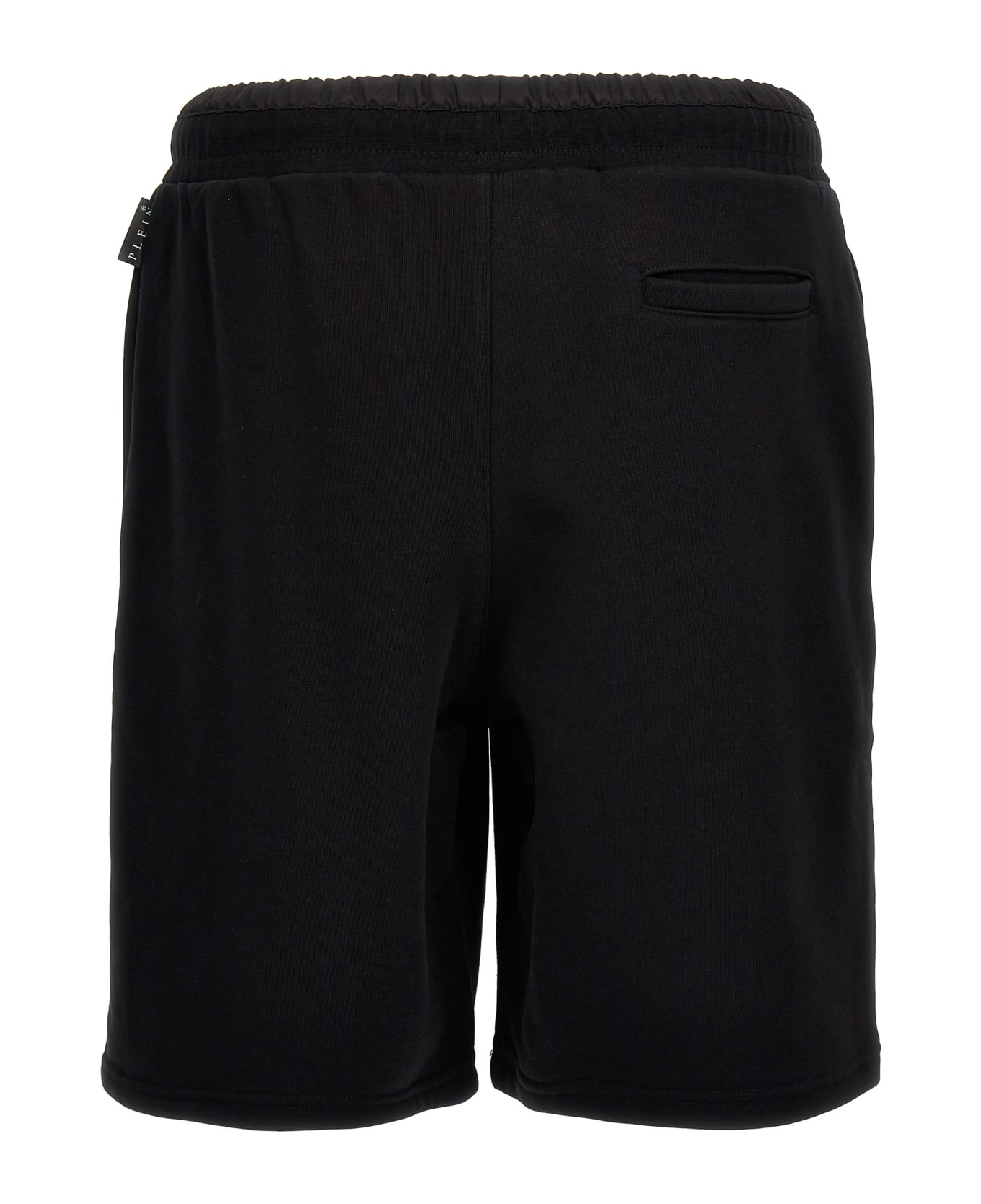 Philipp Plein Logo Plaque Bermuda Shorts - Black  