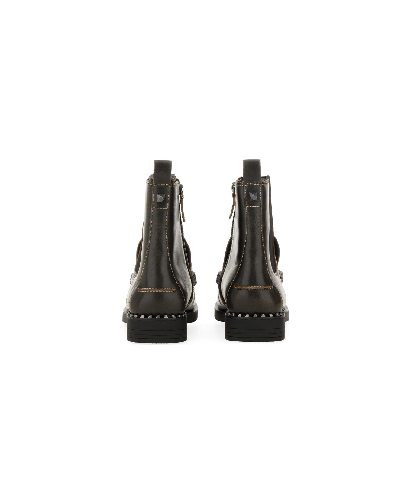 Ash Boot Wings Studs - BROWN