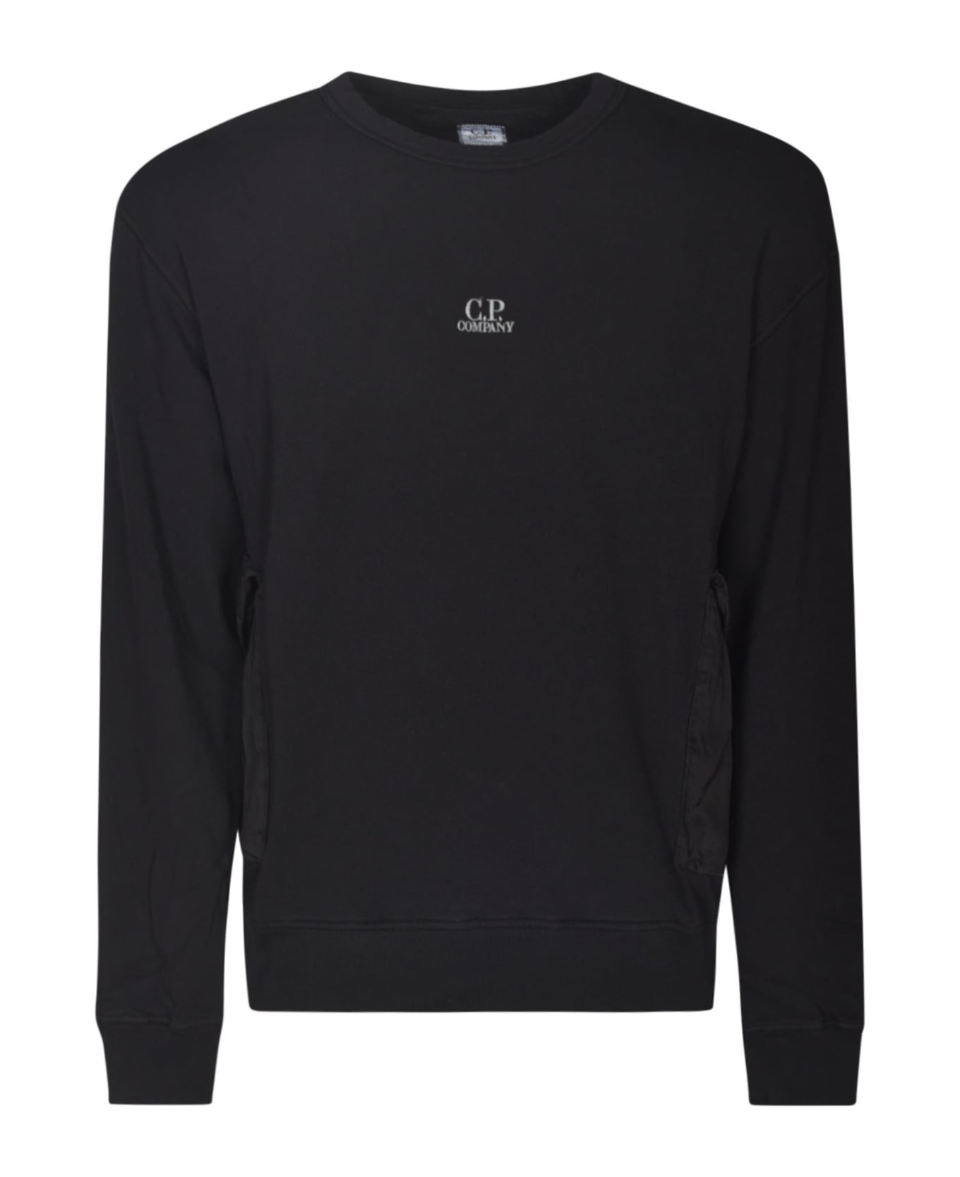 C.P. Company Logo Sweatshirt - Black フリース