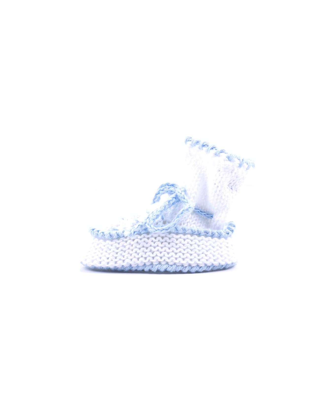 Piccola Giuggiola Cotton Knit Shoes - White アクセサリー＆ギフト