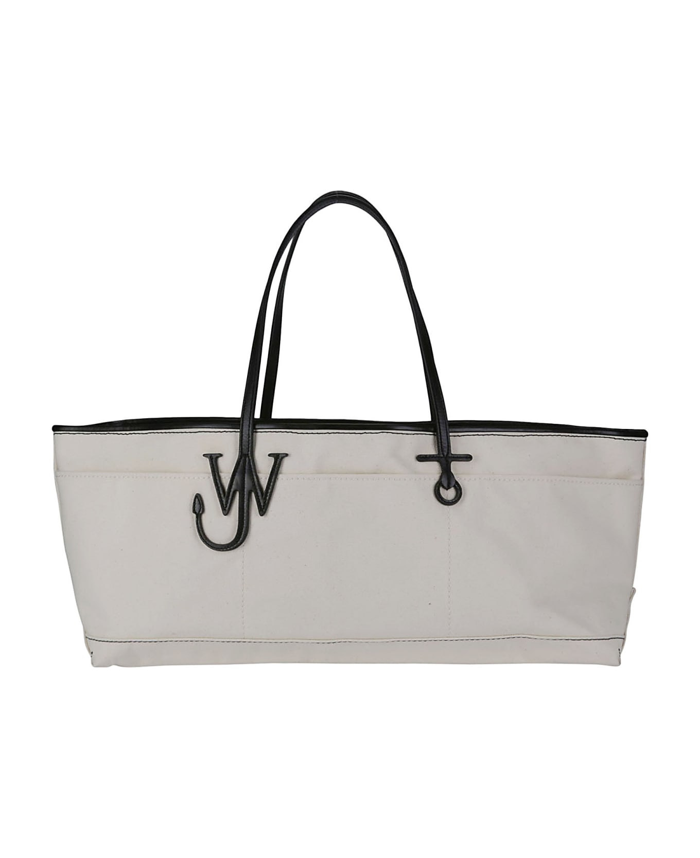J.W. Anderson Anchor Stretch Tote - NATURAL/BLACK