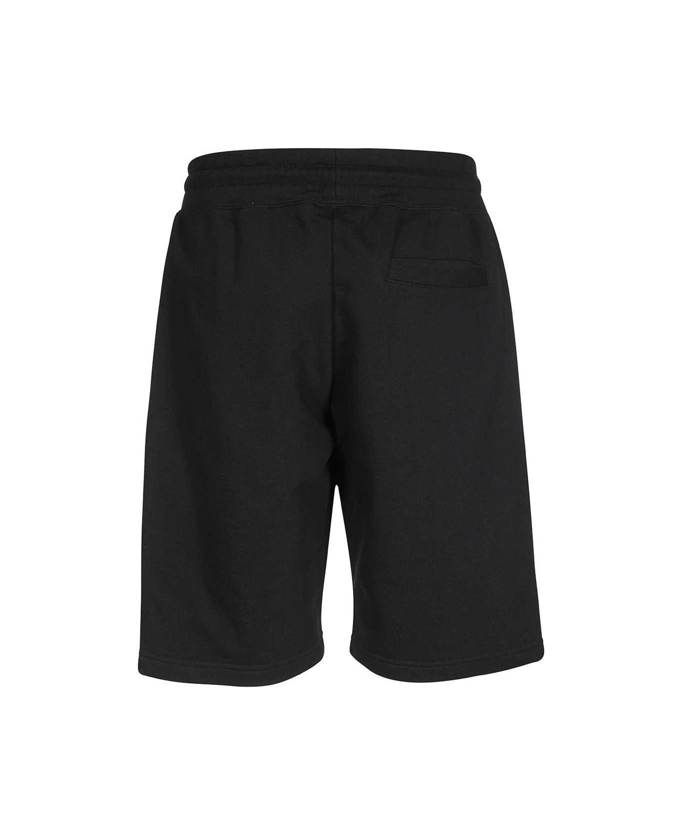 GCDS Cotton Bermuda Shorts - black