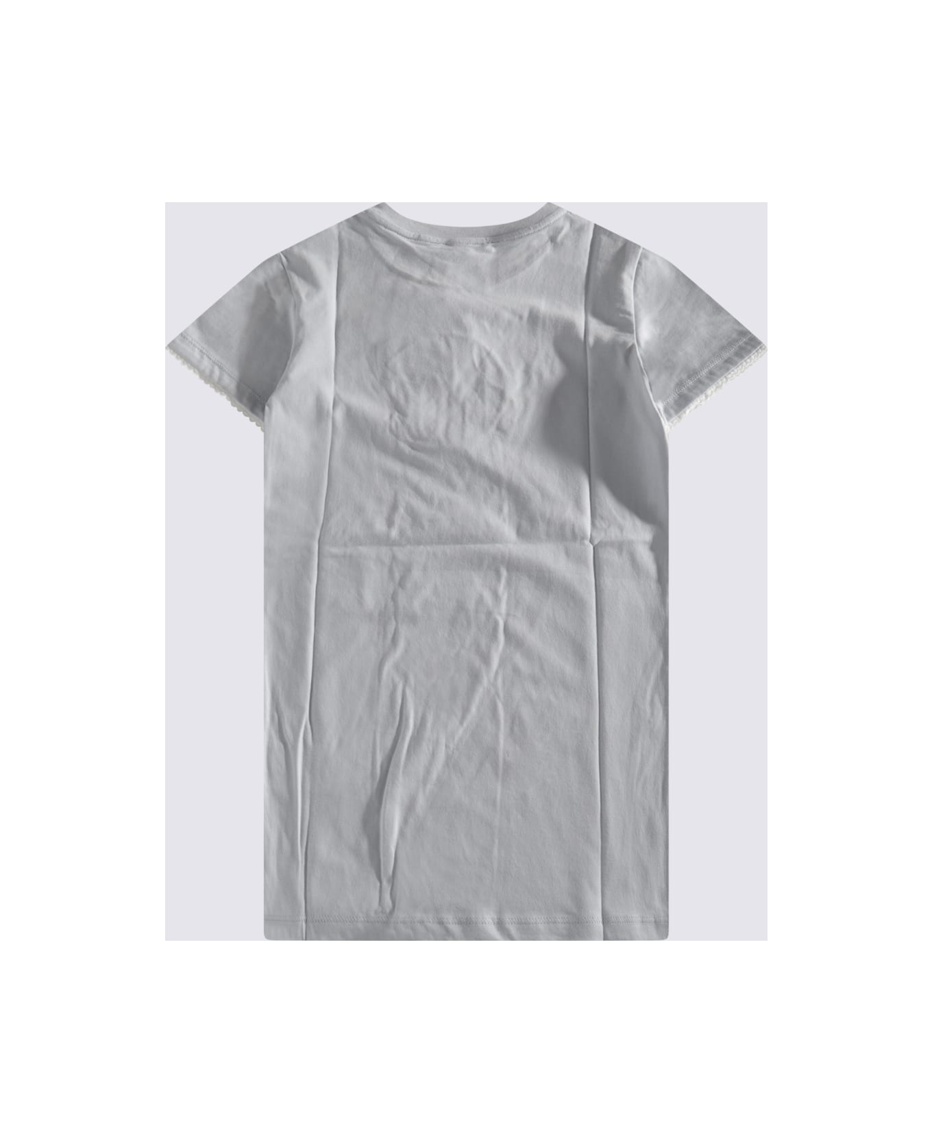 Chloé Ligth Blue Cotton T-shirt - BLU CIELO
