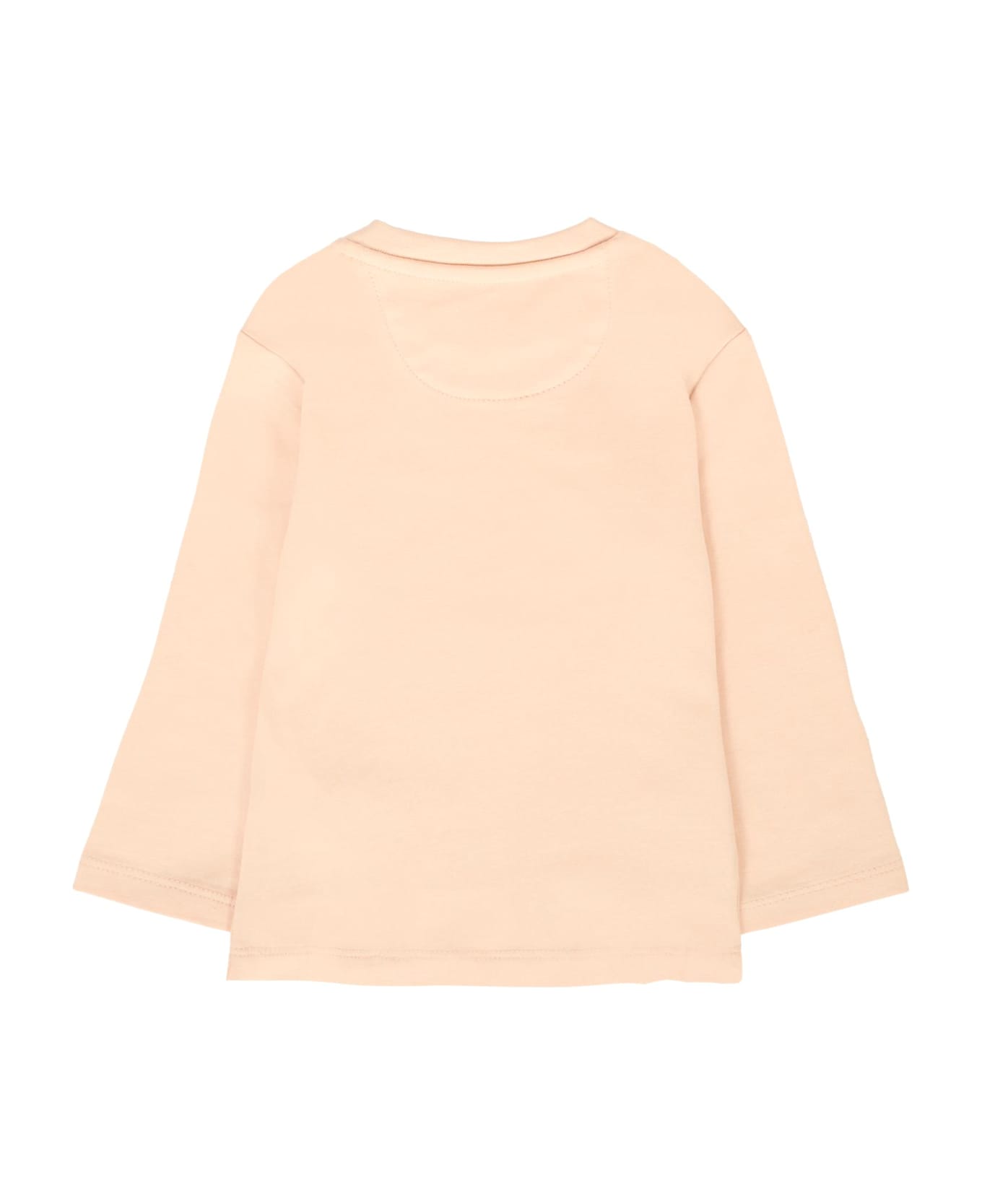 Calvin Klein Pink T-shirt For Baby Girl With Logo - Pink