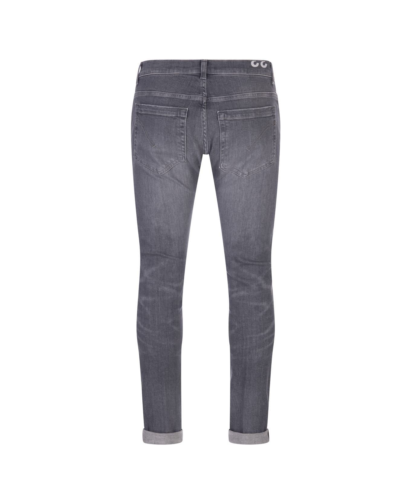 Dondup George Skinny Fit Jeans In Grey Stretch Denim - Grey デニム
