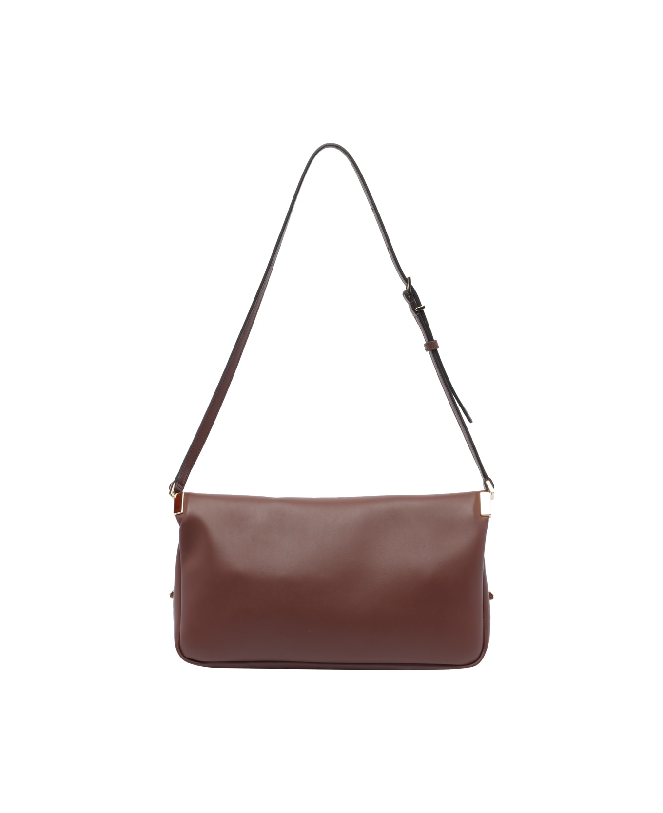 Tod
s Leather Flap Bag - Brown