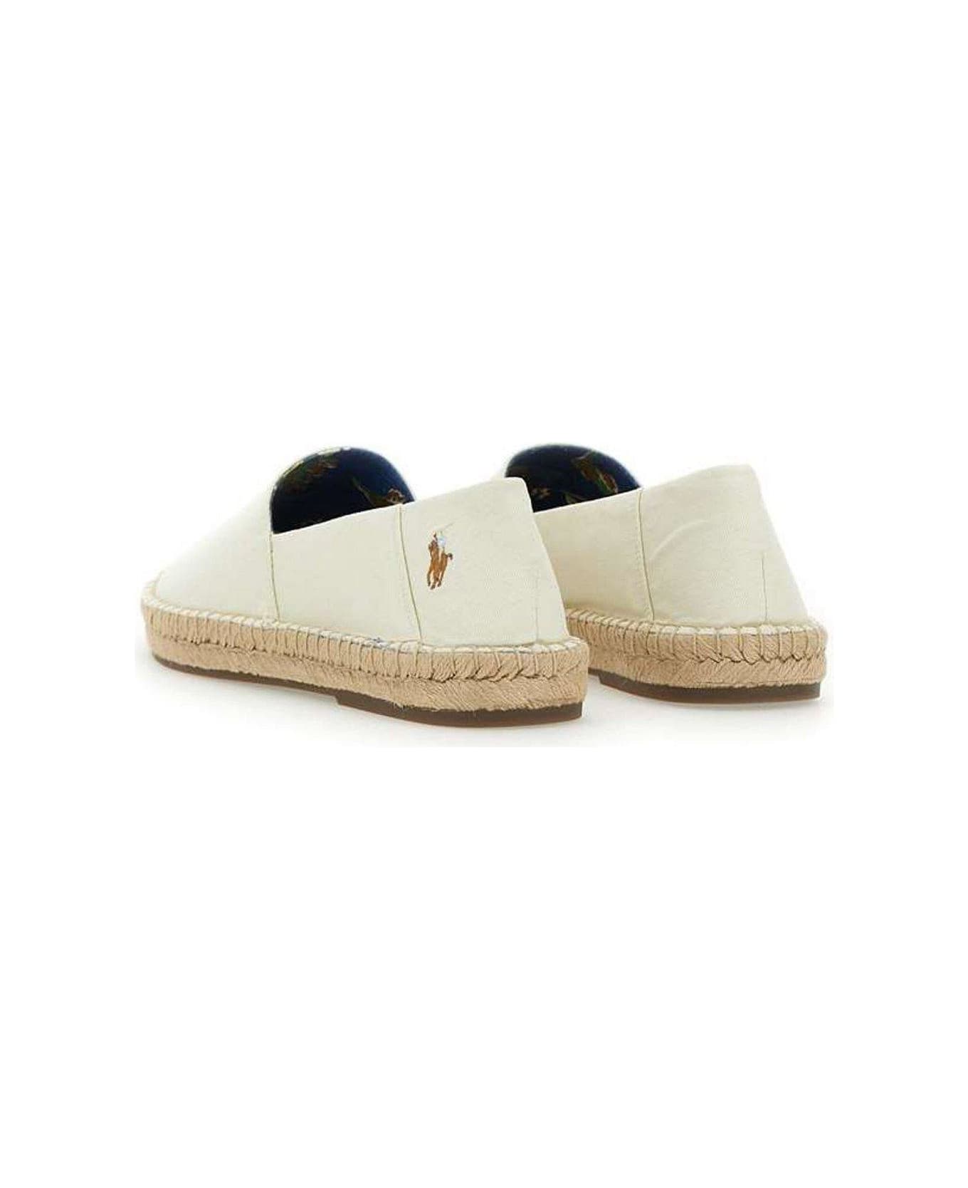 Polo Ralph Lauren Cevio Washed Espadrilles - Cream