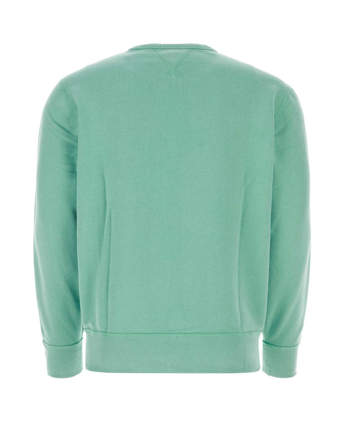 Polo Ralph Lauren Pastel Green Cotton Blend Sweatshirt - ESSEXGREEN フリース