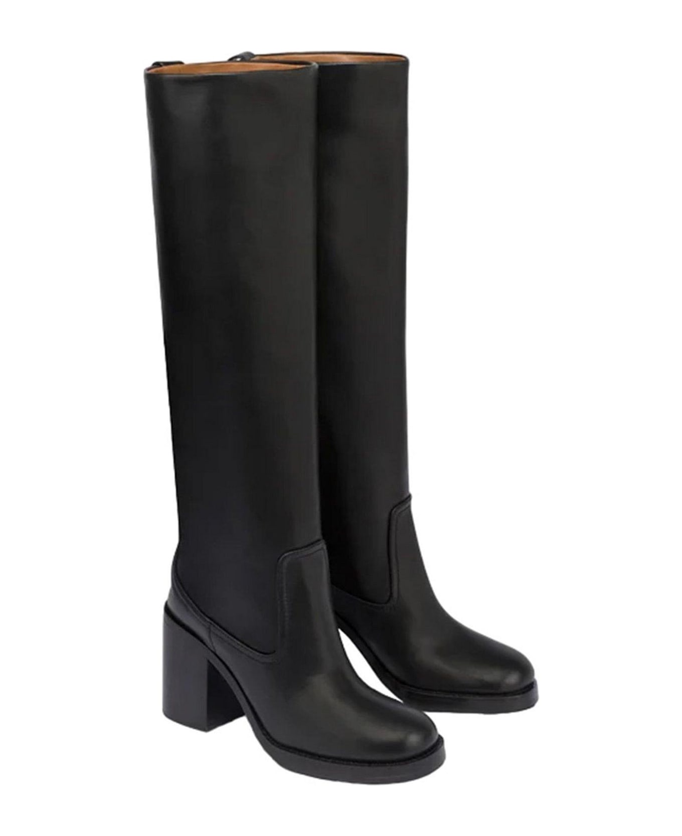 Paris Texas Alexandra Heeled Boots - Black ブーツ