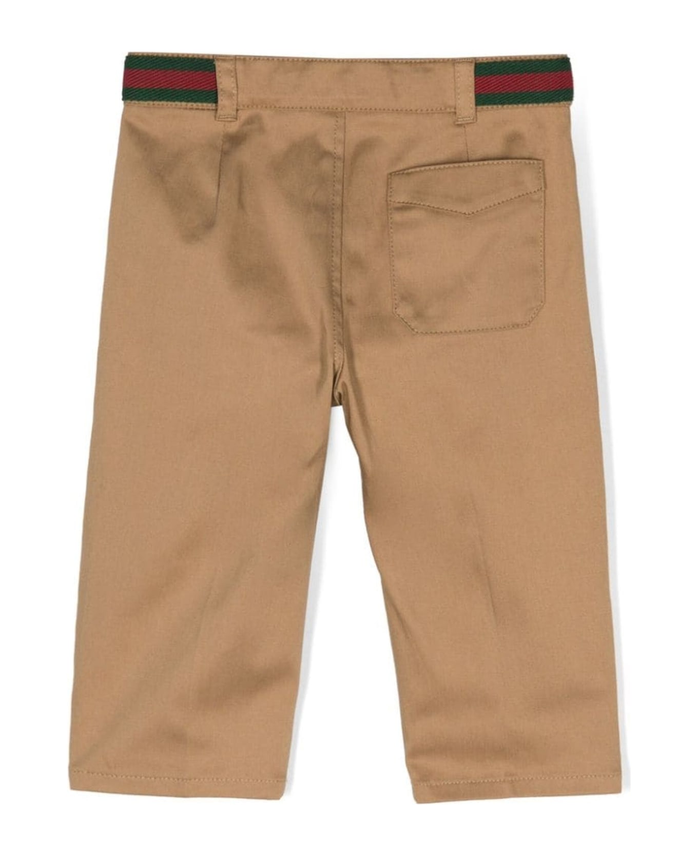 Gucci Kids Trousers Brown - Brown ボトムス