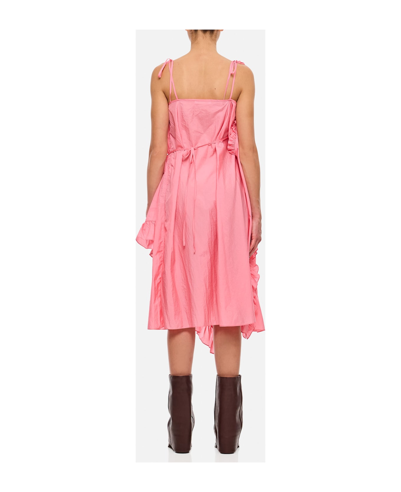 Cecilie Bahnsen Amilia Dress Shiki Light Taffeta Sorbet - Pink