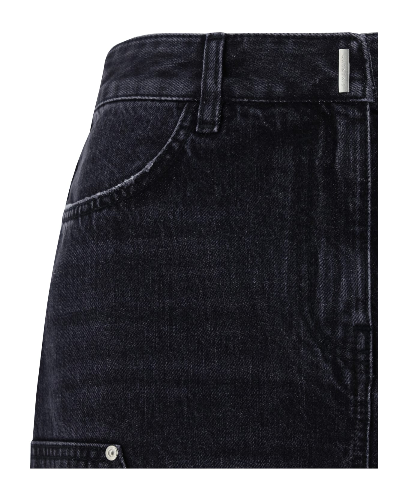 Givenchy padded Denim Cotton - Faded Black