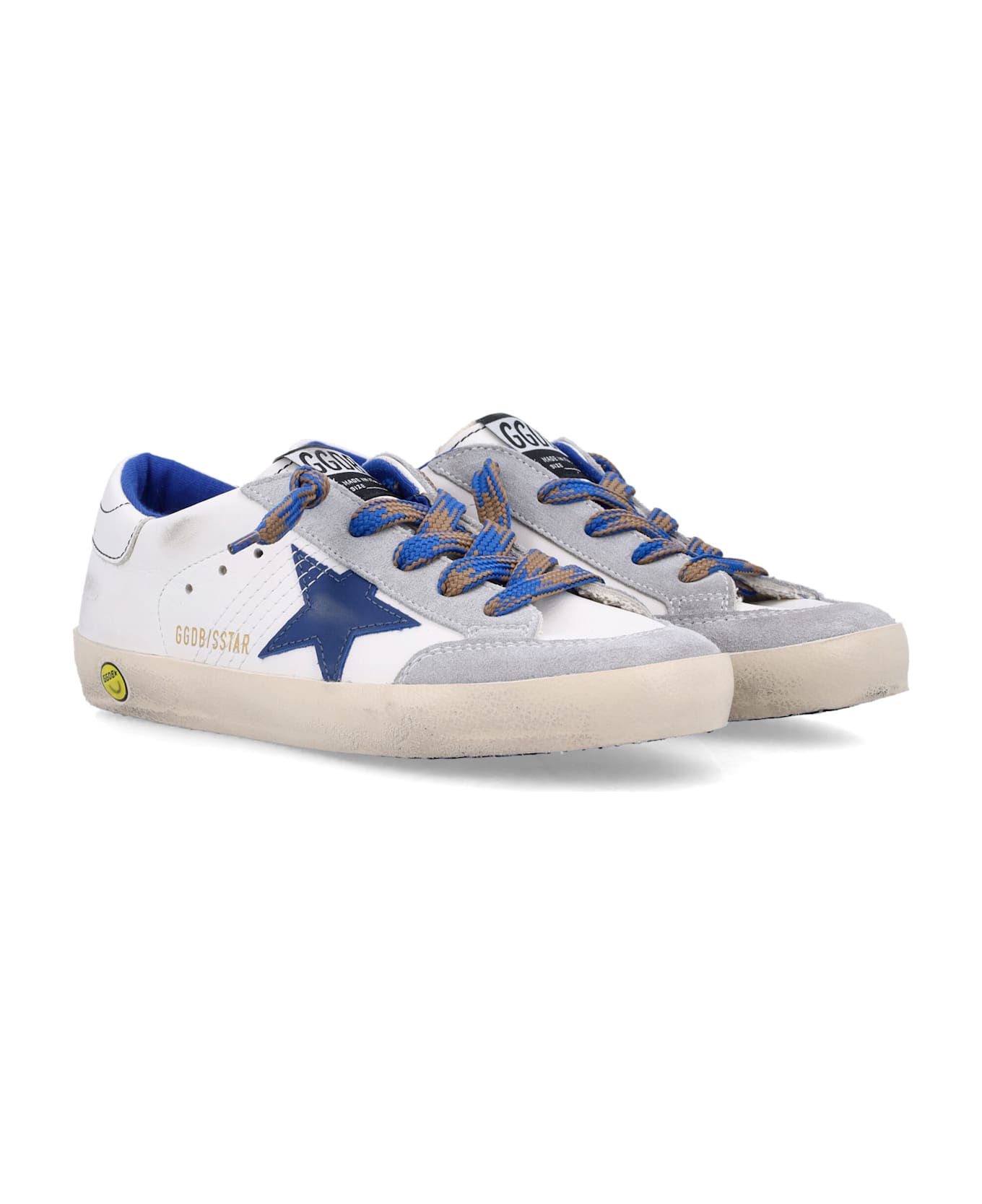 Golden Goose Super-star Penstar - WHITE/BLUE