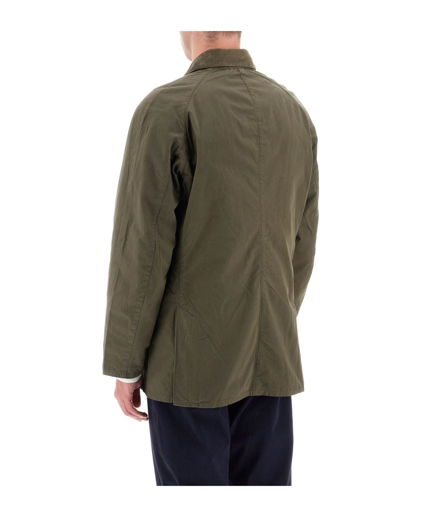 Barbour Long Sleeved Buttoned Overshirt - Military Green