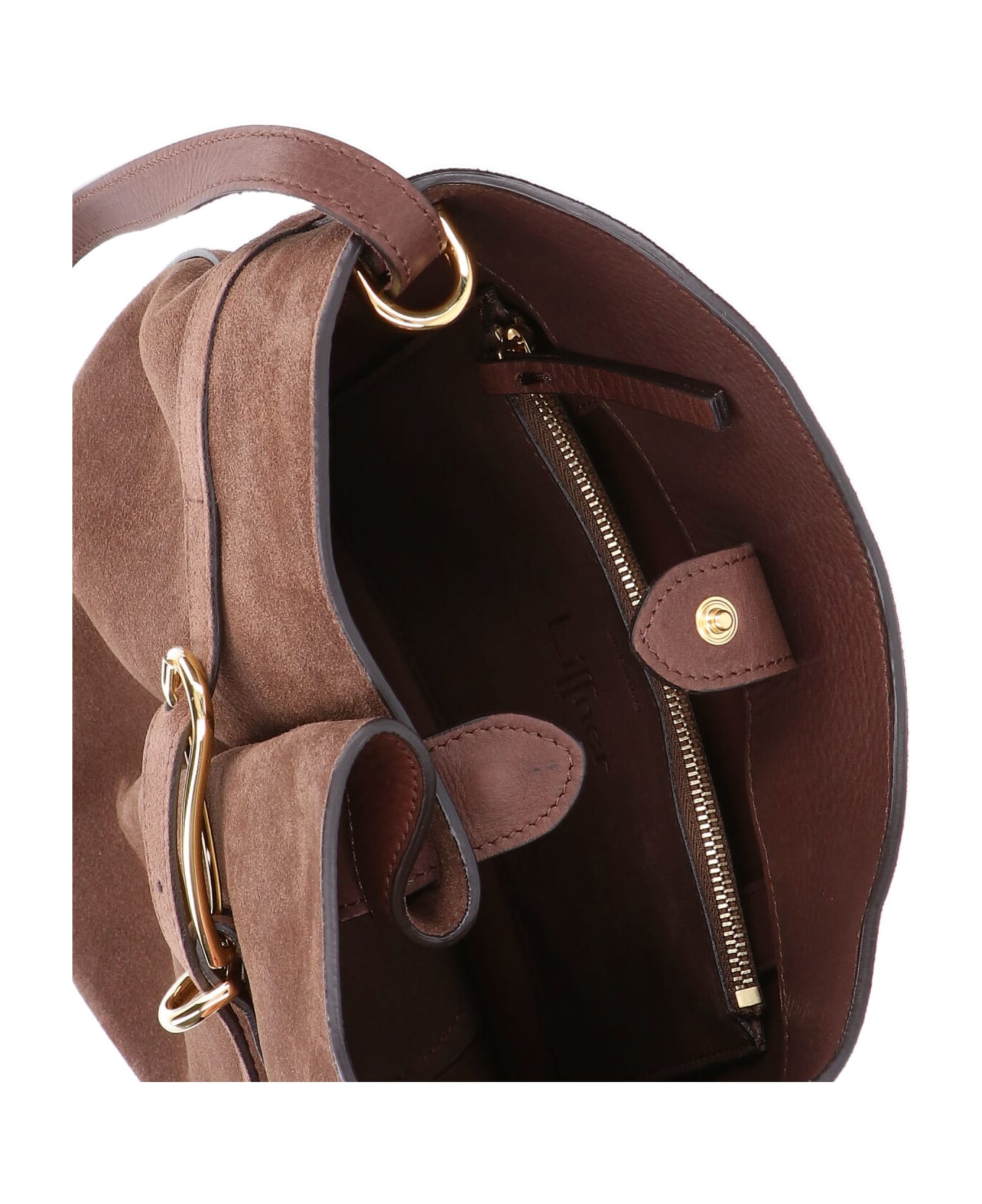 Little Liffner Medium Bucket Bag "belted Bag" - Brown