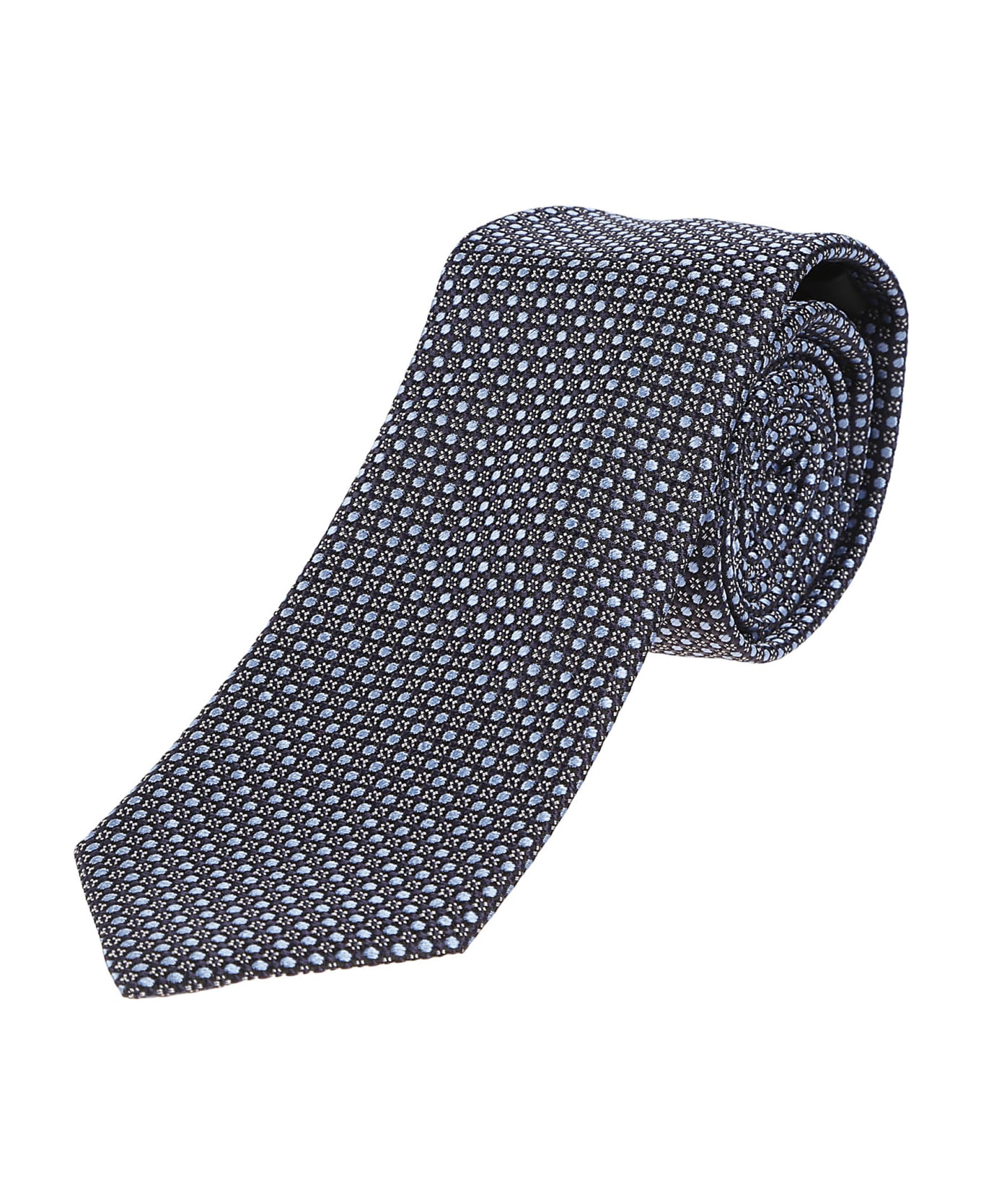 Zegna Lux Tailoring Tie - Blu Navy ネクタイ