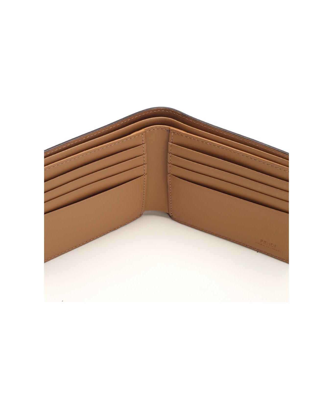 Fendi Diagonal Wallet - Brown