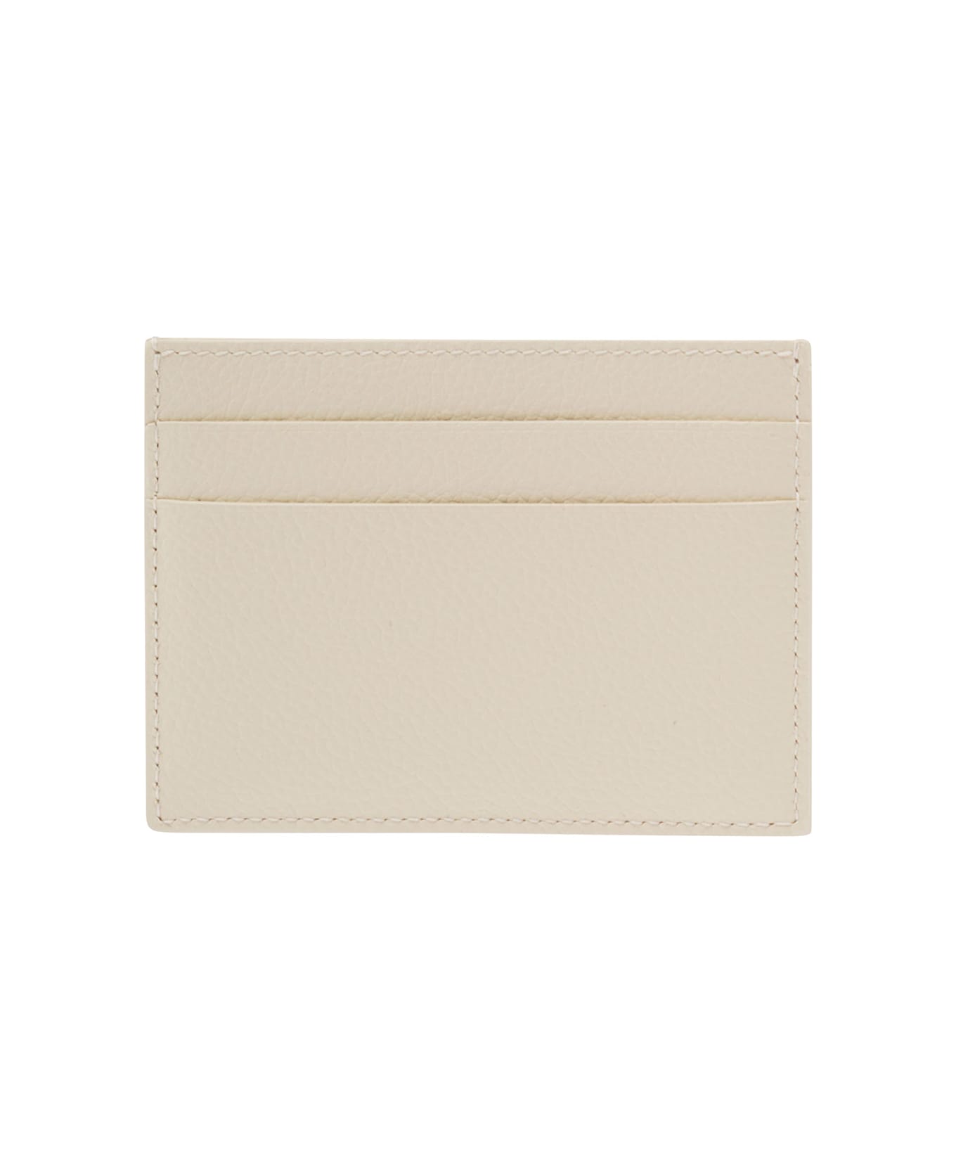 Balenciaga Card Holder With Political Stencil Logo - White