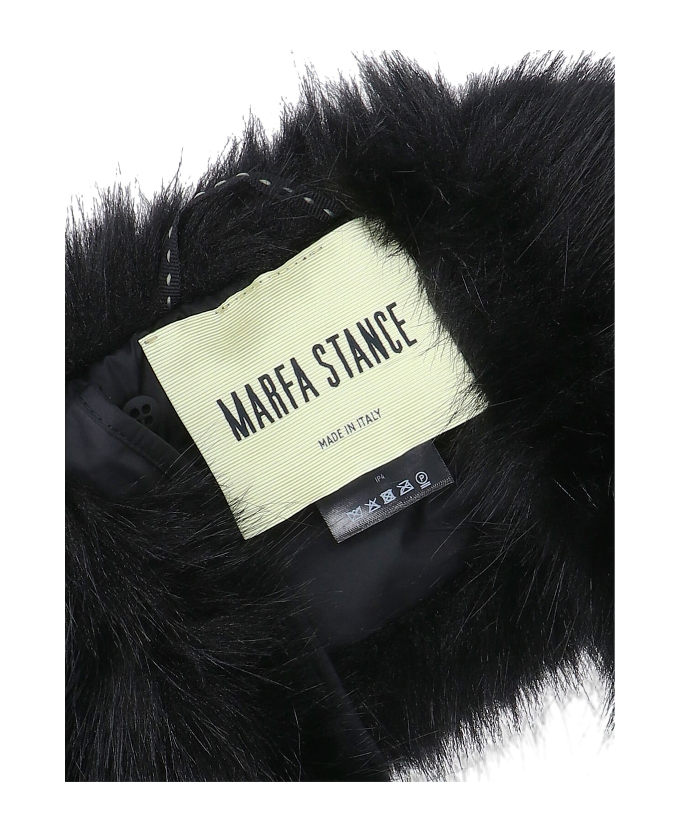 Marfa Stance Faux Fur Collar - Black  