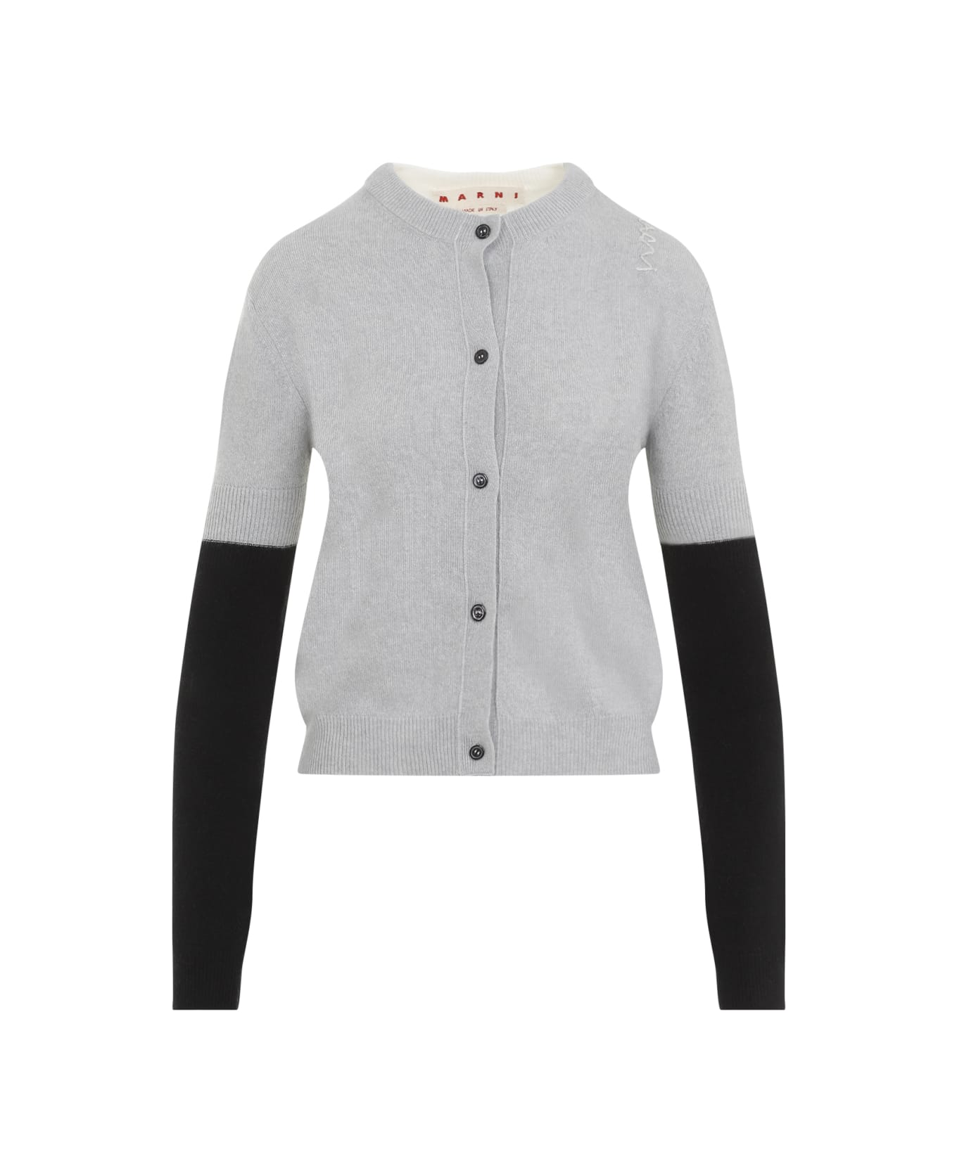 Marni Virgin Wool Cardigan - Sodium