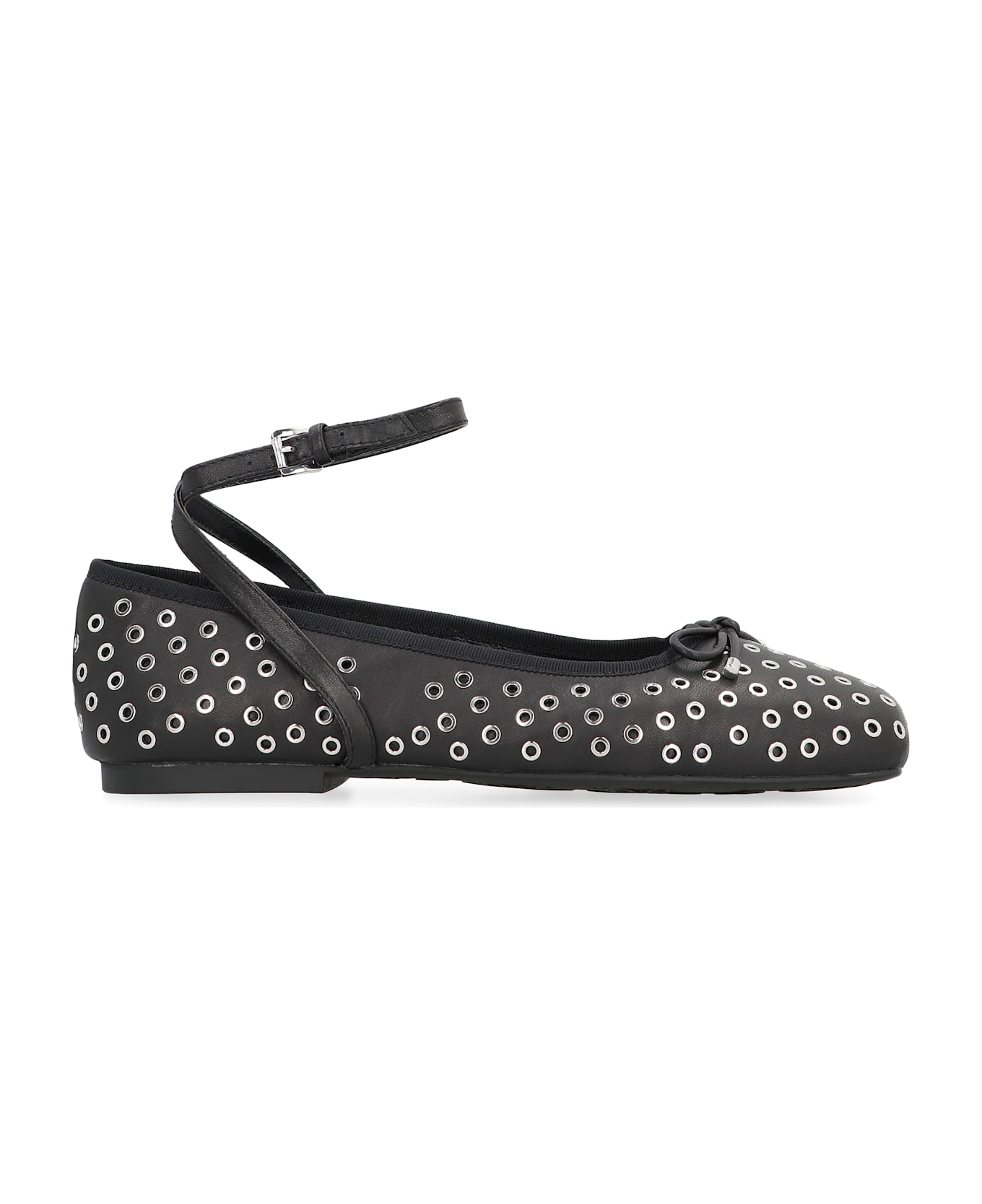 MICHAEL Michael Kors Collette Flex Leather Ballet Flats - black