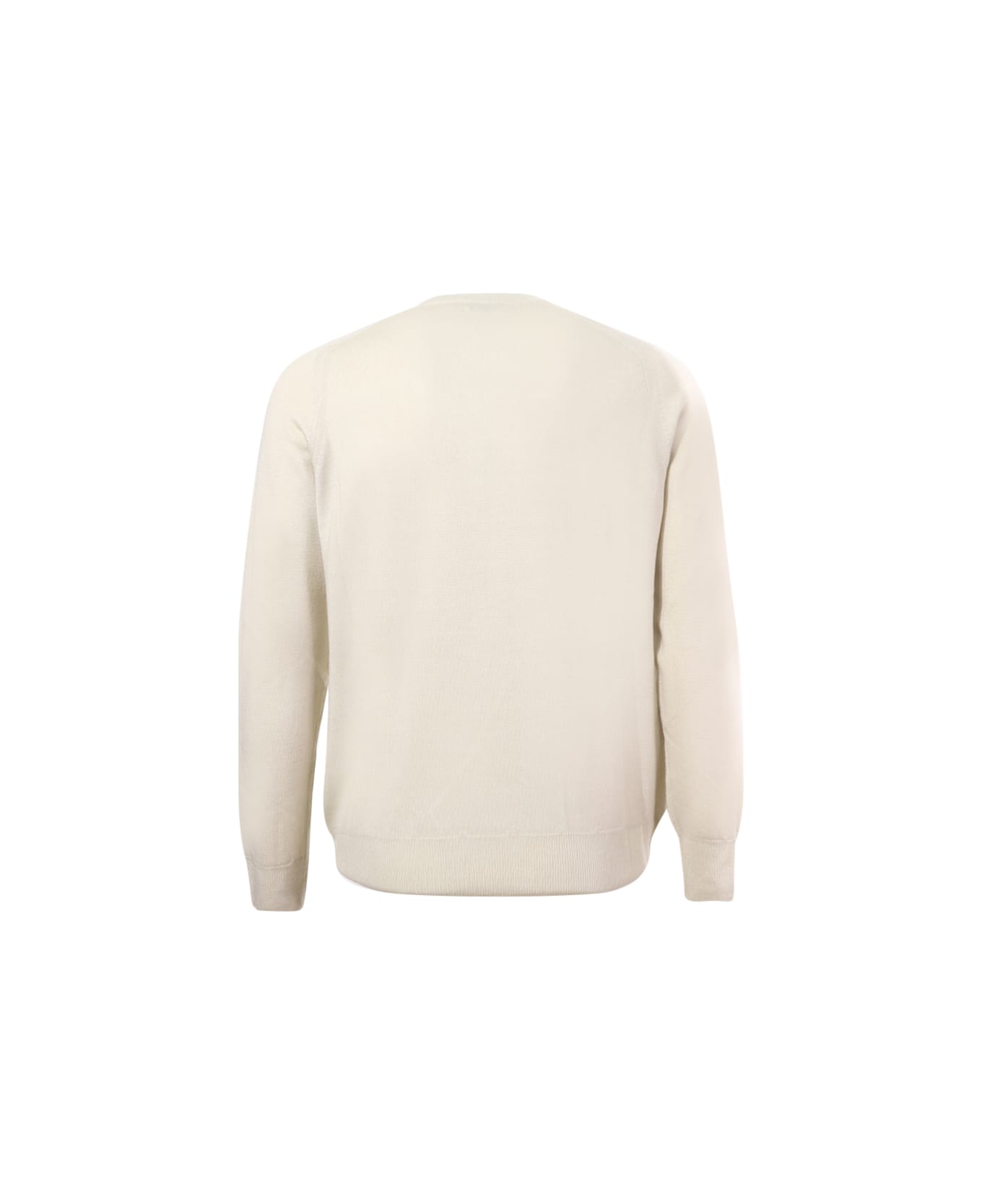 Etro Logo Embroidered Crewneck Knitted Jumper - Beige