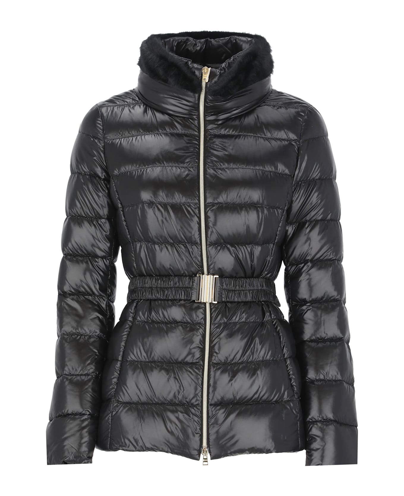 Herno Quilted Down Jacket - Black