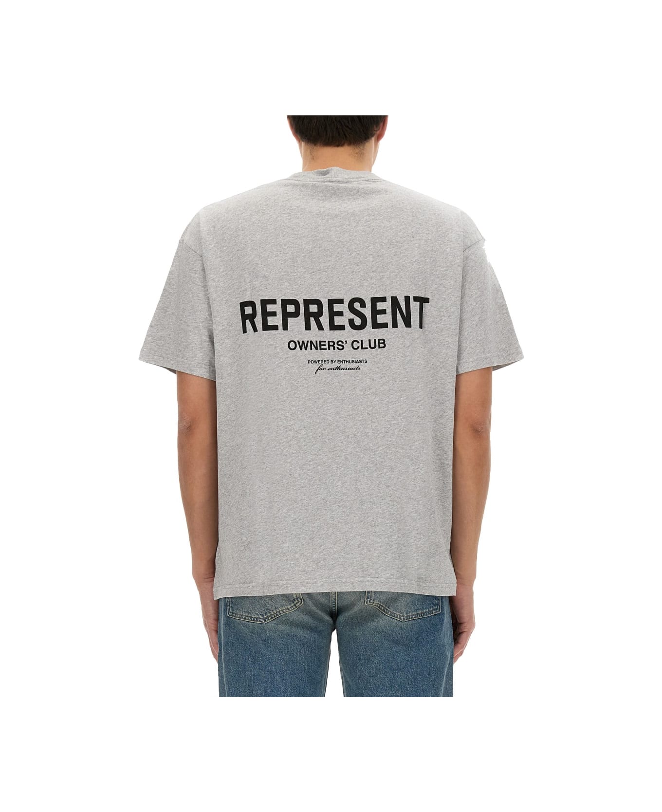 REPRESENT T-shirt With Logo - GREY