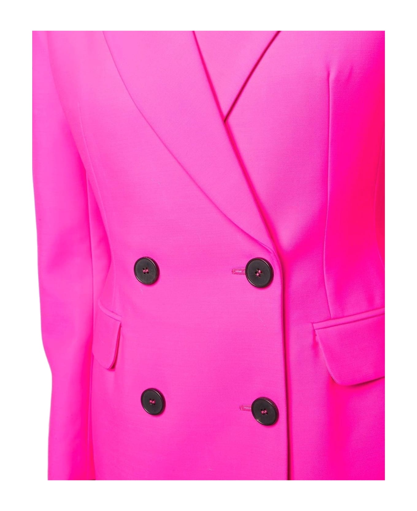 Alexander McQueen Double-breasted Wool Jacket - Pink