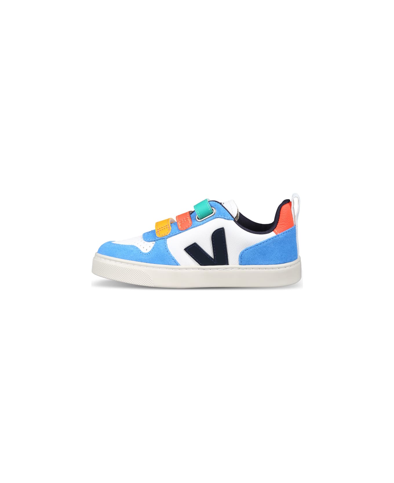 Veja Light Blue Sneakers For Boy With Logo - Light Blue