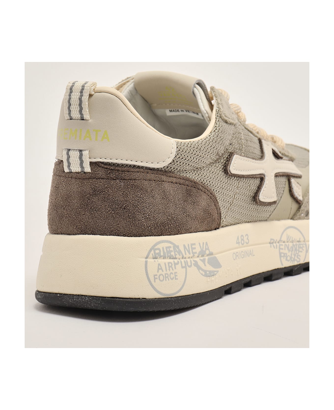 Premiata Nous Var 6655 Sneaker - TORTORA TAB MARRONE