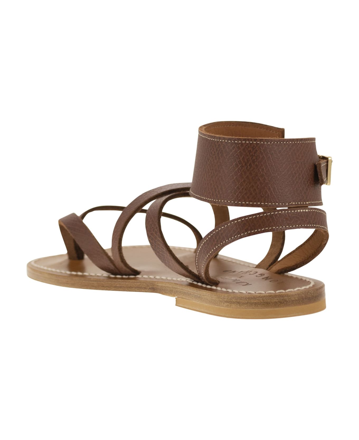 Longchamp X K.jacques Leather Sandals - Brown サンダル