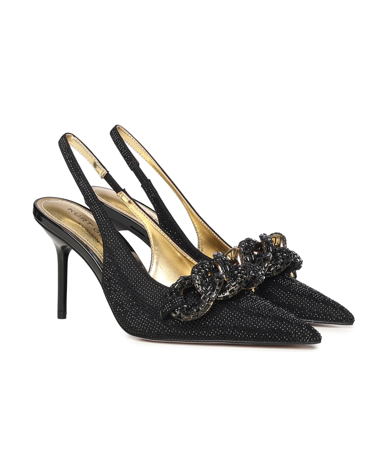 Kurt Geiger Crystal Pumps - Black