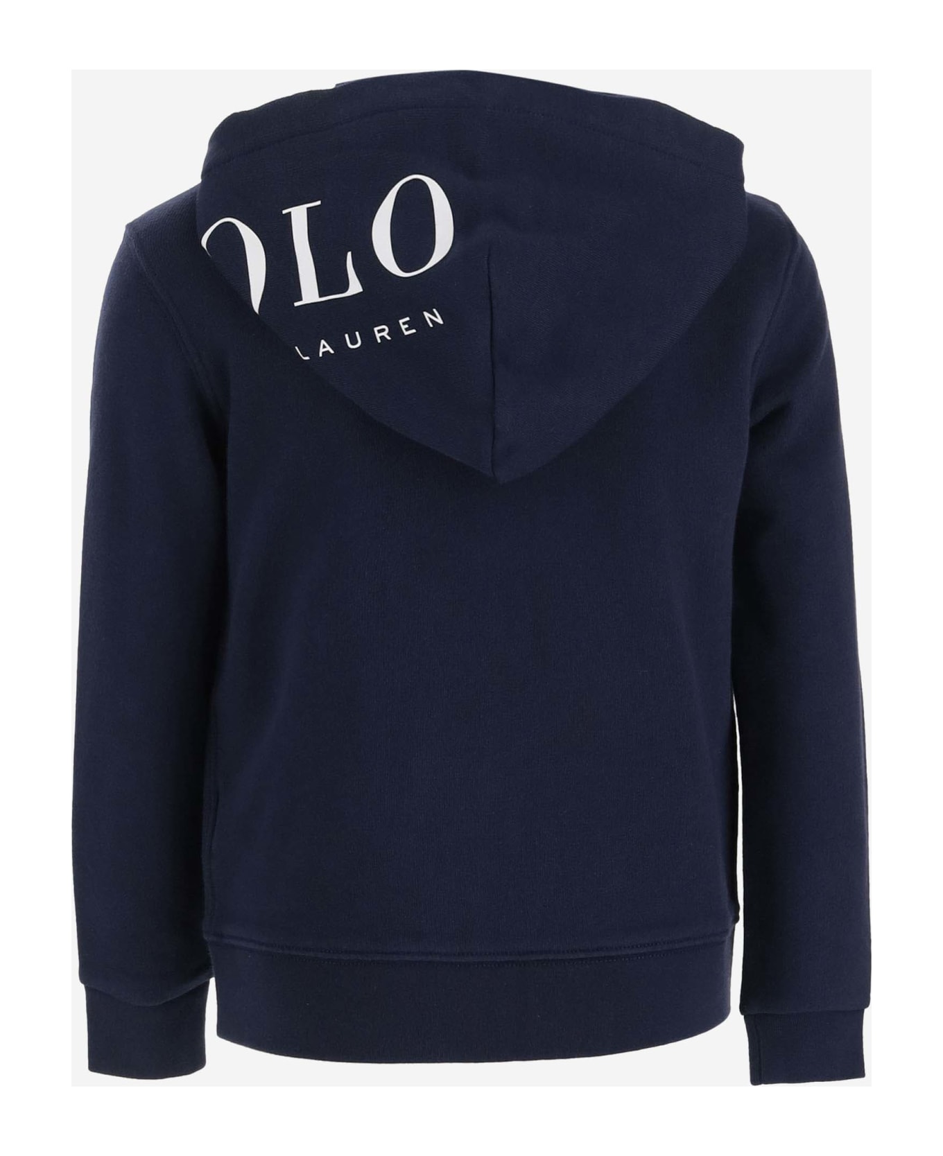 Polo Ralph Lauren Cotton Blend Sweatshirt With Logo - Blue