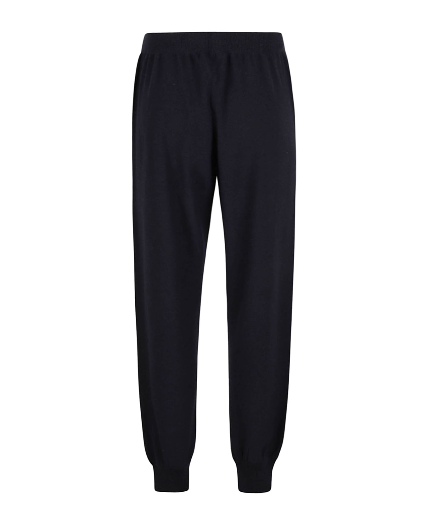Fabiana Filippi Plain Ribbed Track Pants - Dark Blue