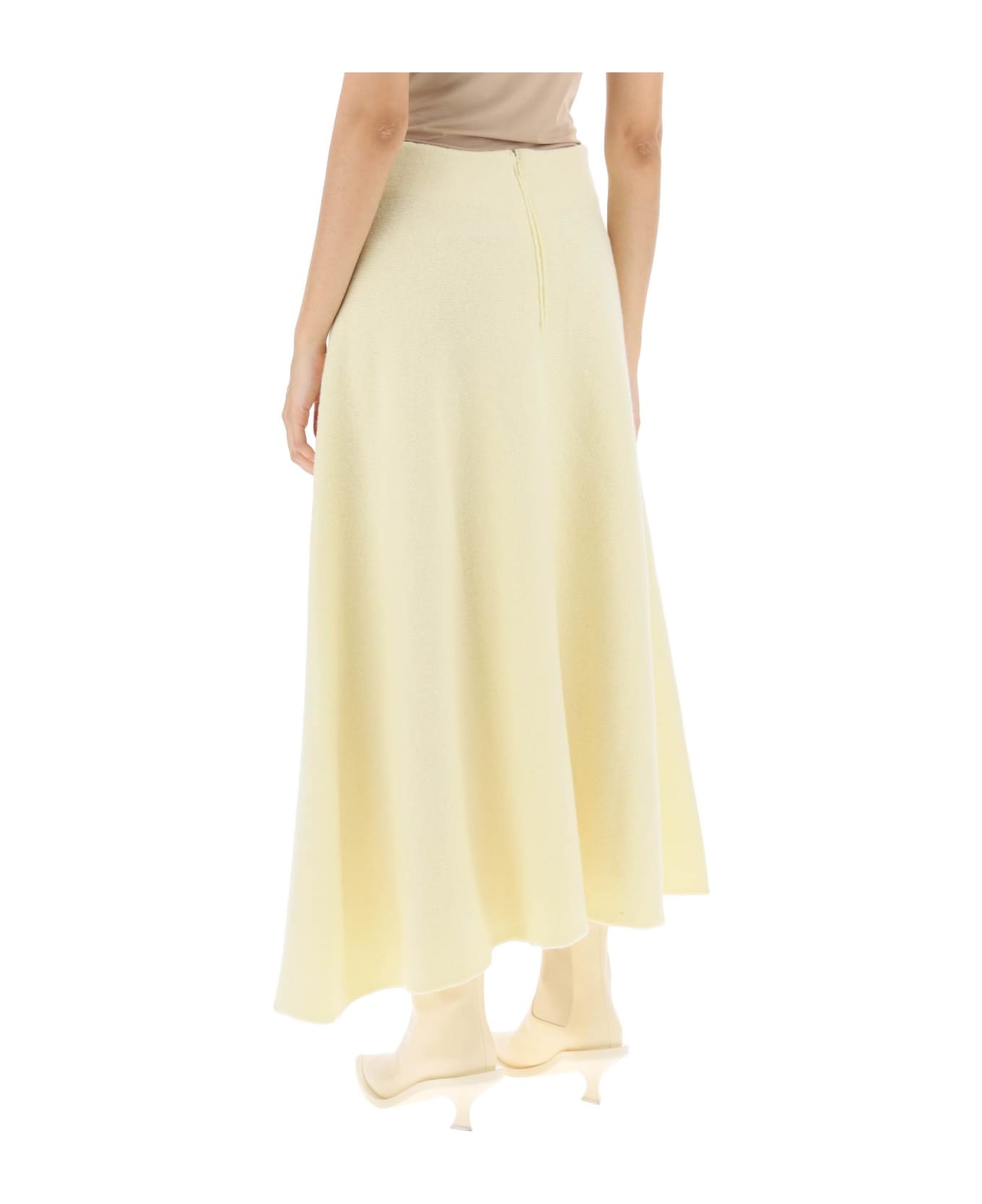 Jil Sander Wool Skirt - BRIGHT YELLOW (Yellow) スカート