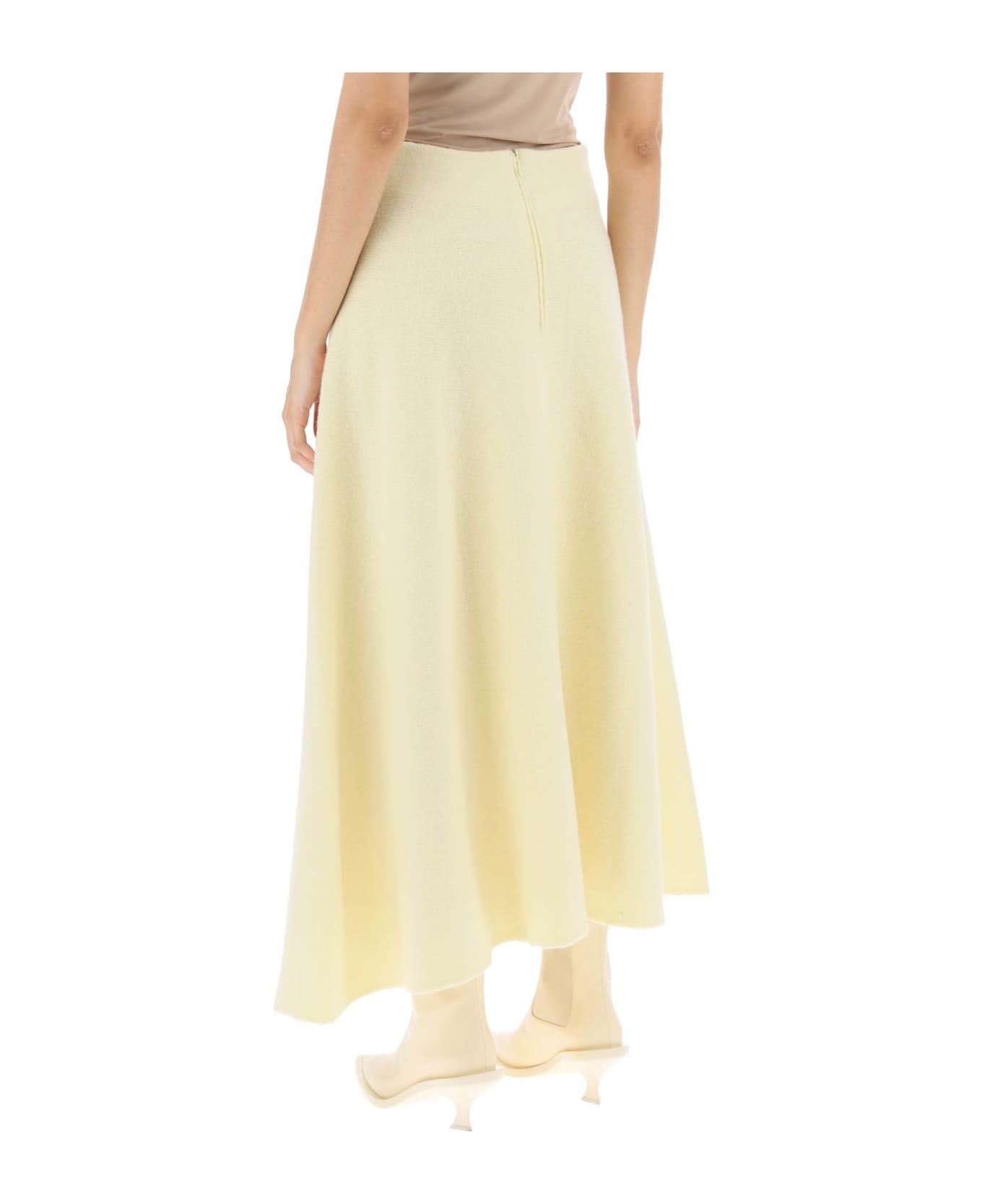 Jil Sander Wool Skirt - BRIGHT YELLOW (Yellow)