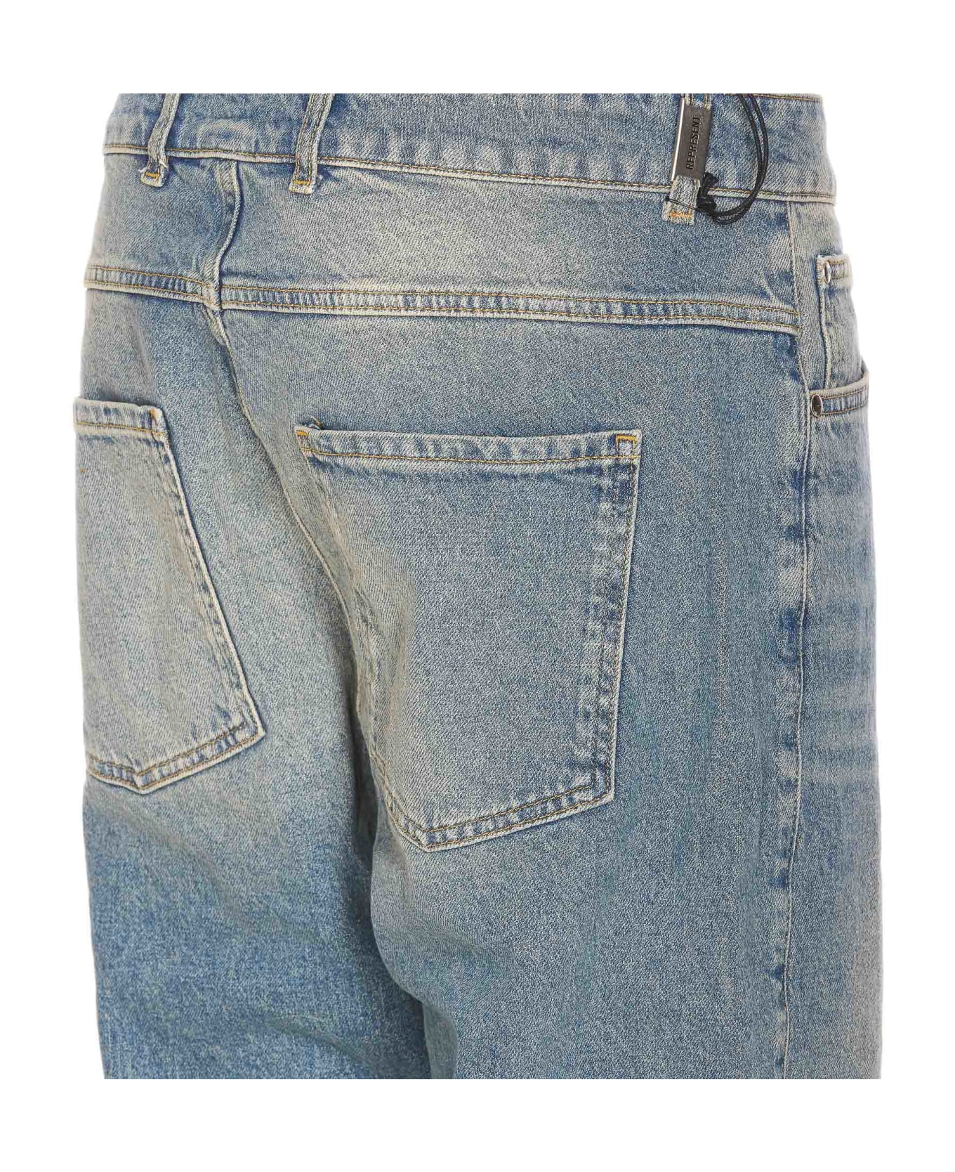 REPRESENT R3 Baggy Denim Jeans Jeans - BLUE デニム