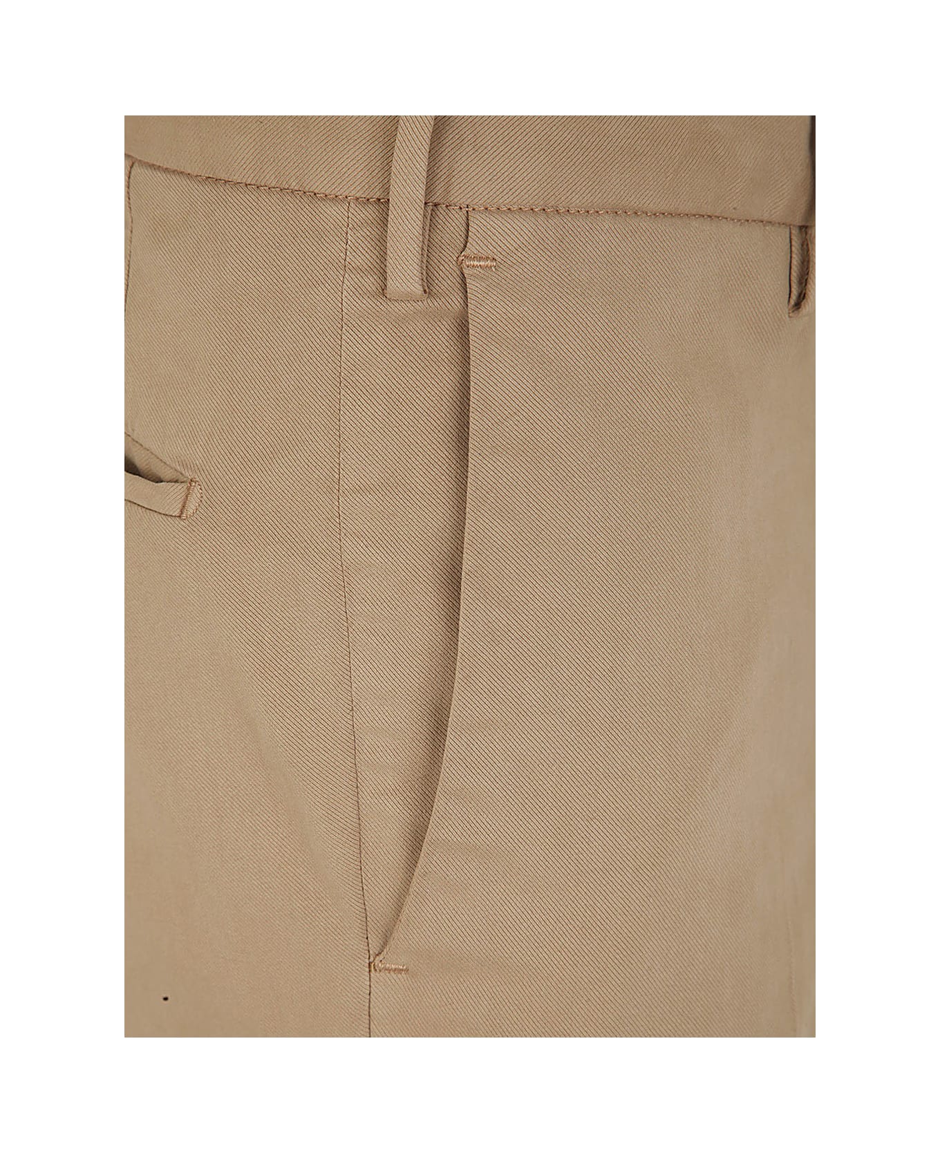 Incotex Cotton Short Trousers - Khaki ボトムス