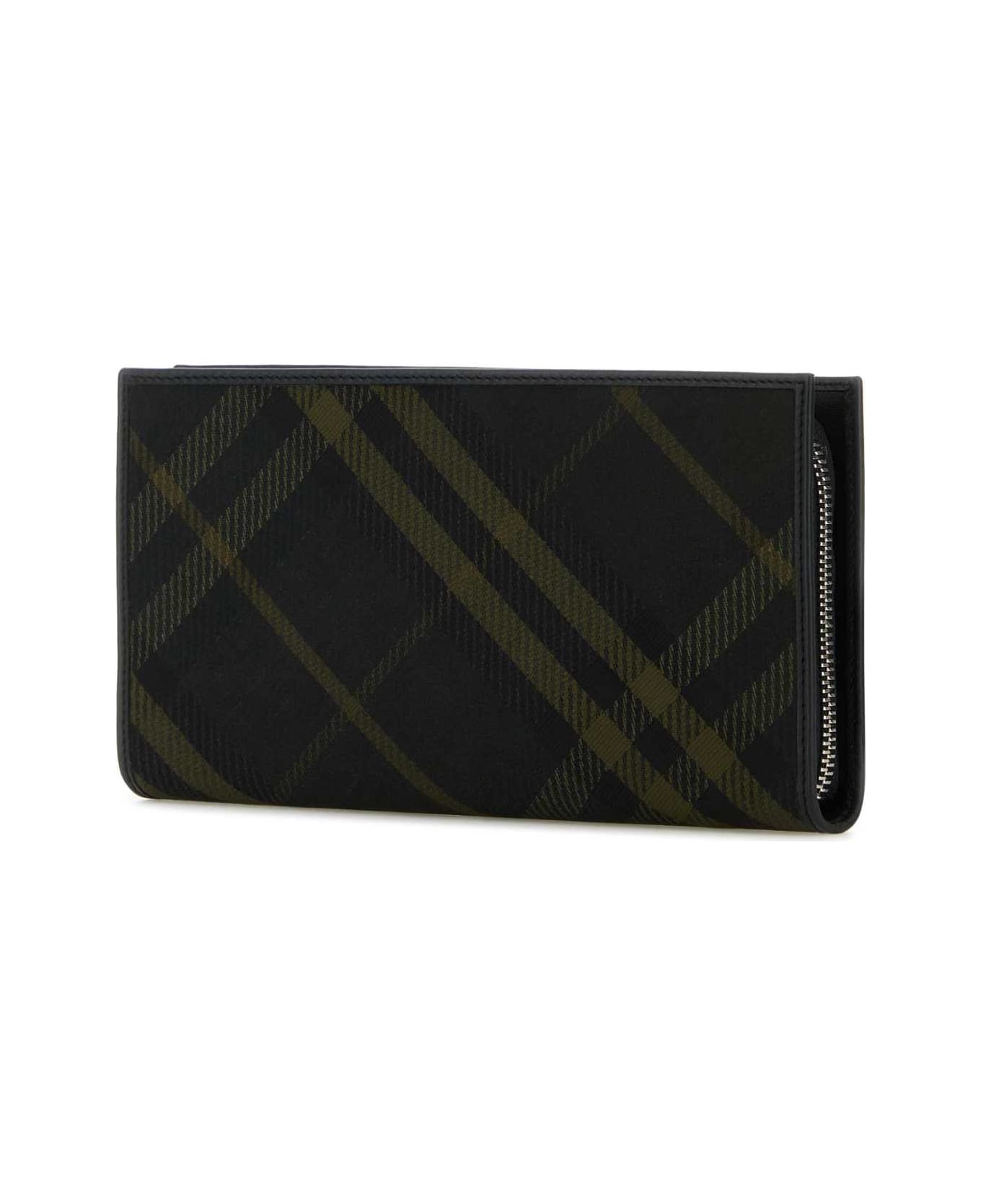 Burberry Printed E-canvas Wallet - SHADOW