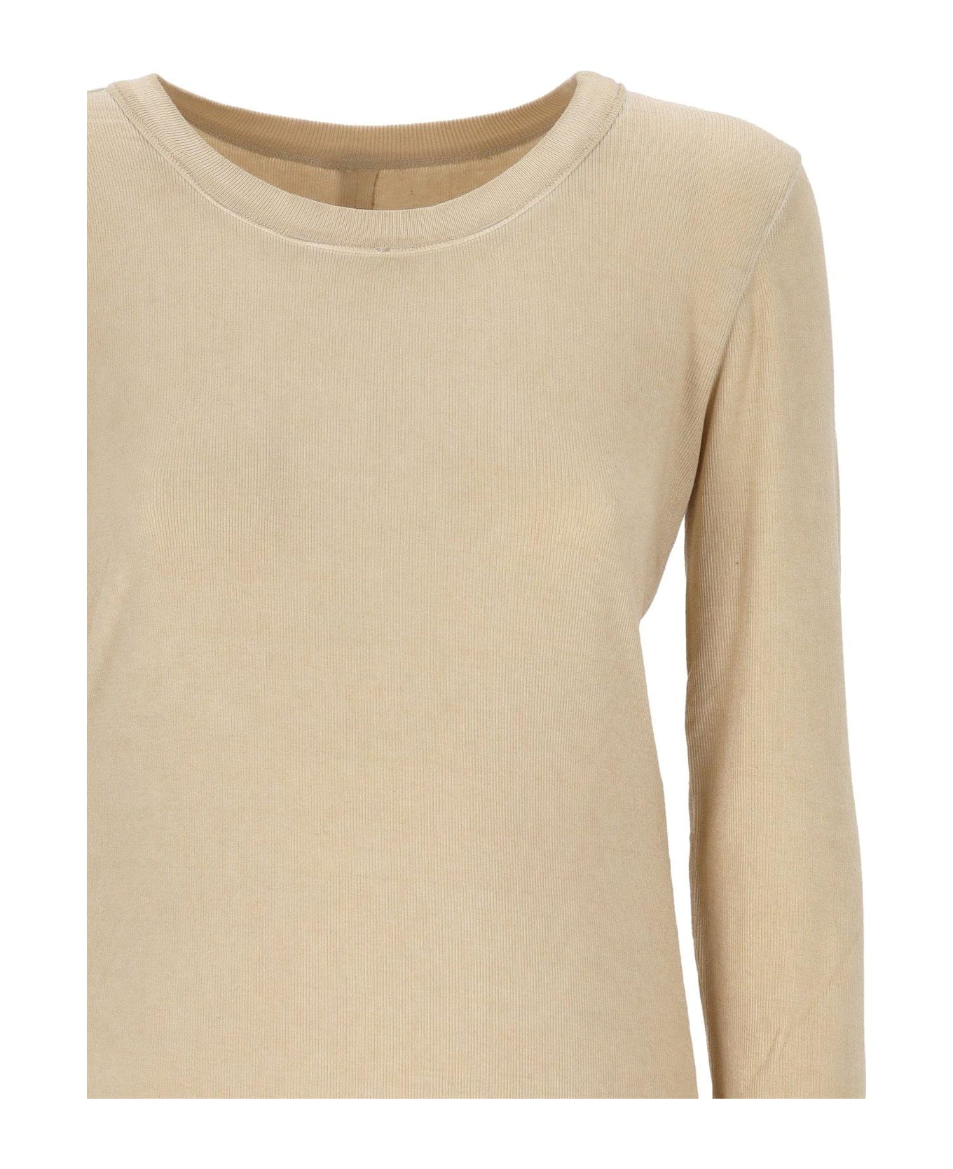 Uma Wang Crewneck Knitted Jumper - BEIGE