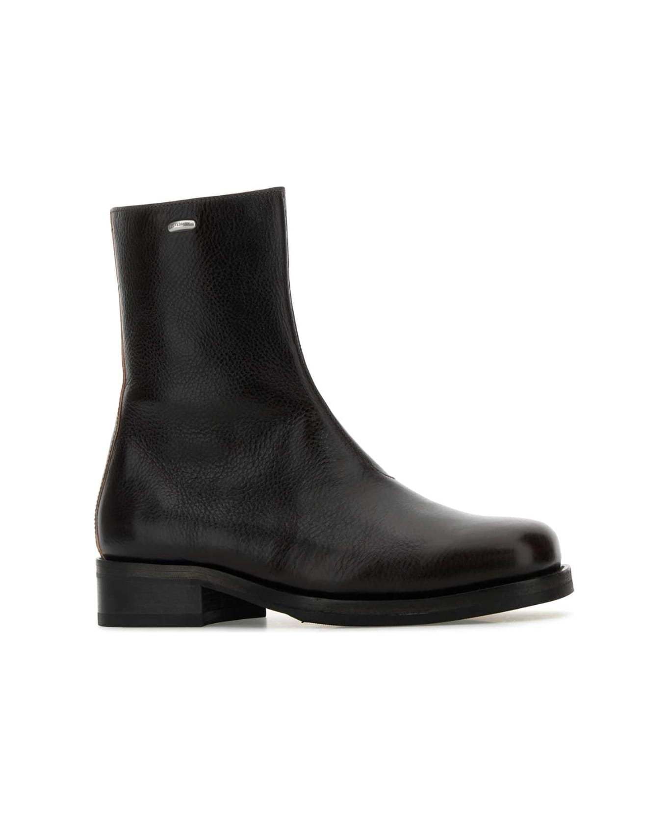 Our Legacy Dark Brown Leather Camion Boots - DEEP AMERICANO LEATHER