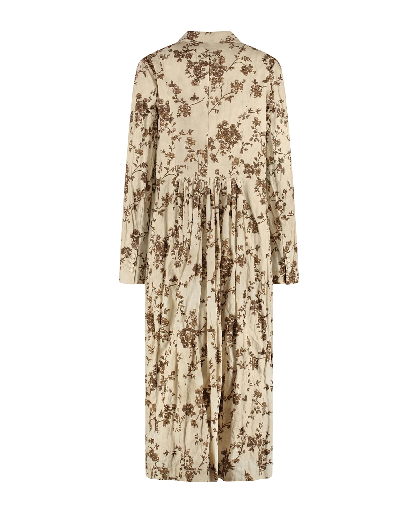Uma Wang Camelot Double-breasted Coat - Beige