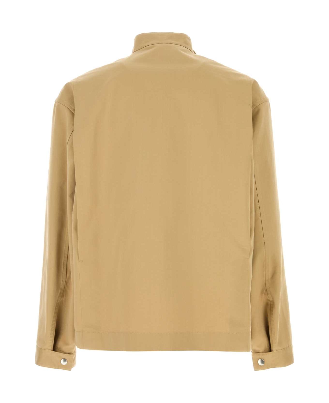 Jil Sander Beige Cotton Blend Jacket - 235